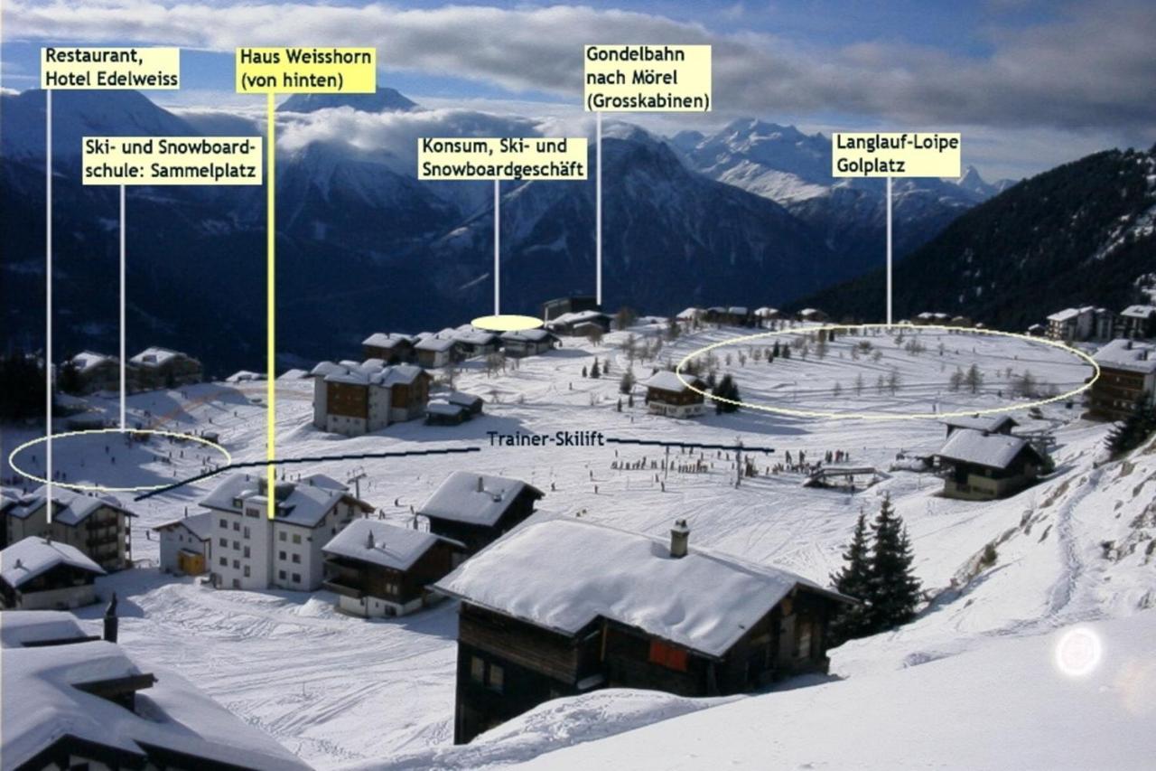 Apartmán Weisshorn 24 Riederalp Exteriér fotografie